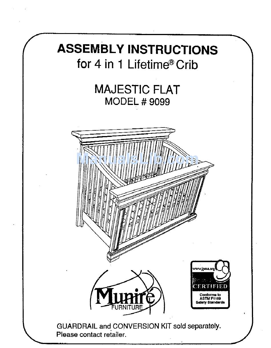 Munire crib conversion to full bed instructions hotsell