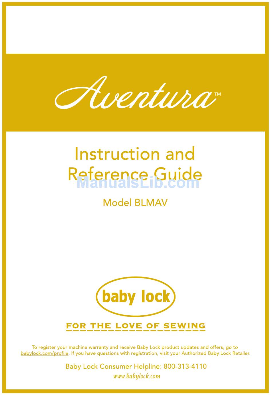 Download Baby Lock Aventura Blmav Instruction And Reference Manual Pdf Download Manualslib SVG Cut Files