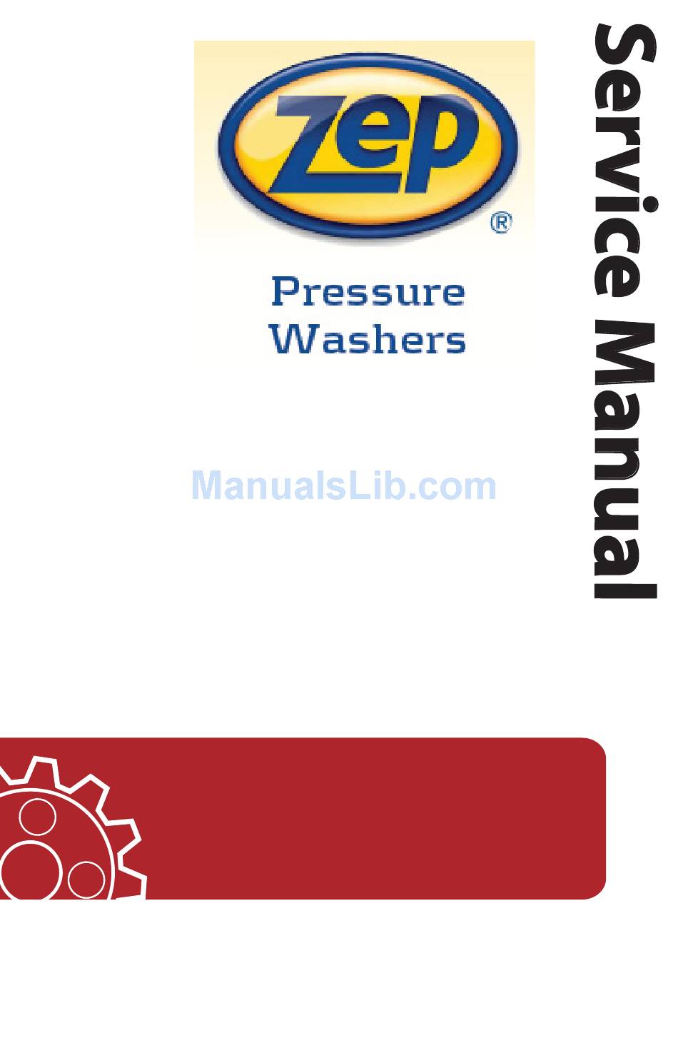 ZEP PRESSURE WASHERS SERVICE MANUAL Pdf Download | ManualsLib