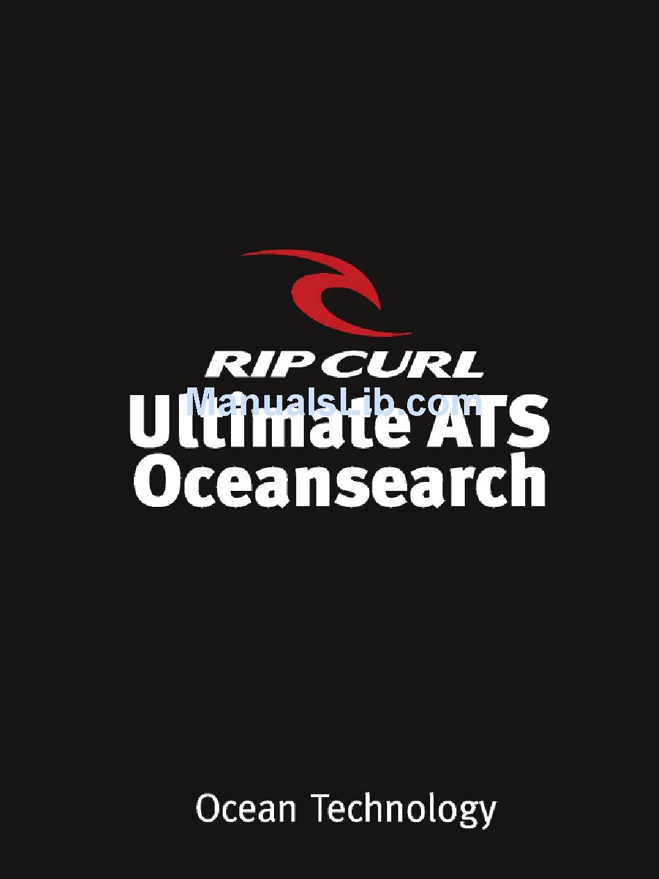 rip curl tide watch instructions
