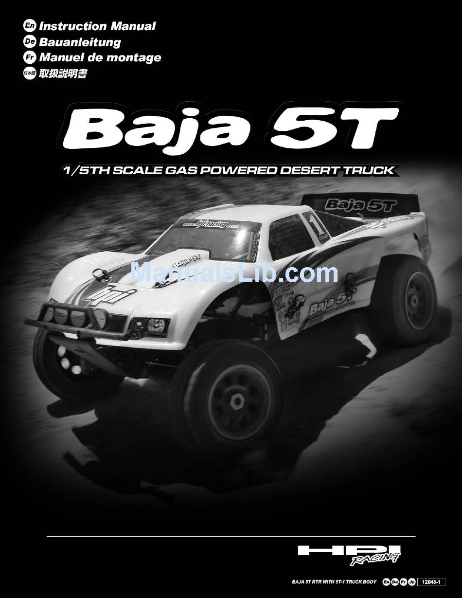 hpi baja manual