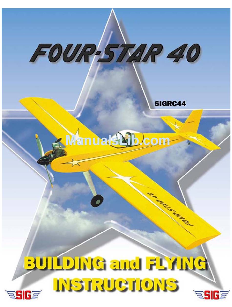 four star 40 rc airplane