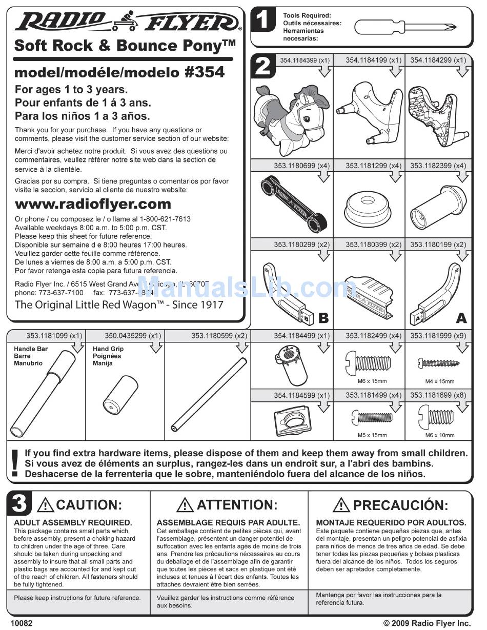 radio flyer blaze interactive riding horse instructions