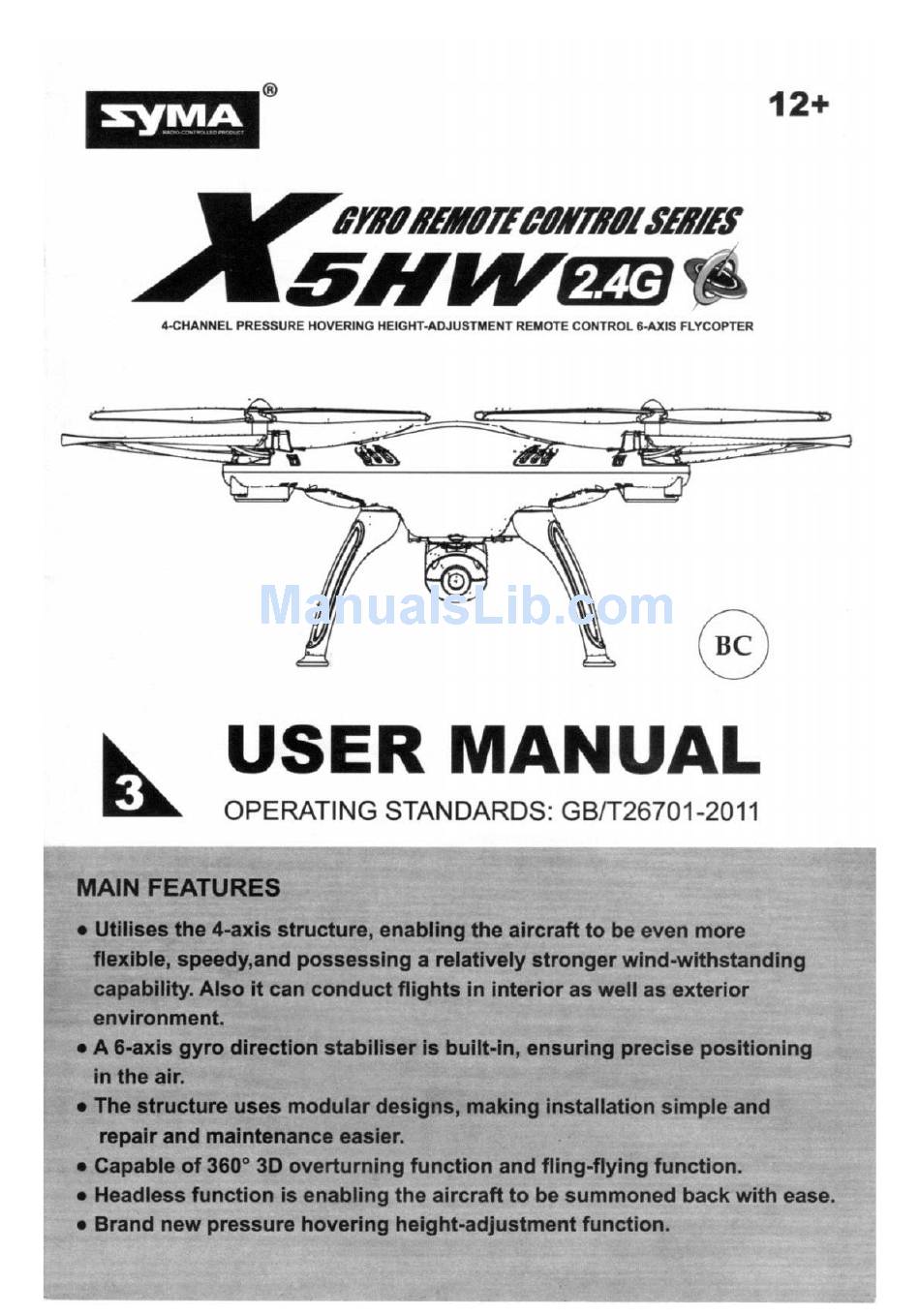 syma x5sw manual pdf