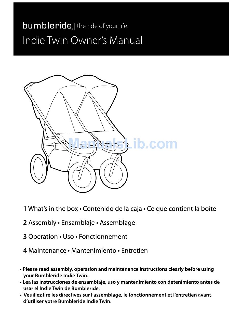 bumbleride indie twin manual