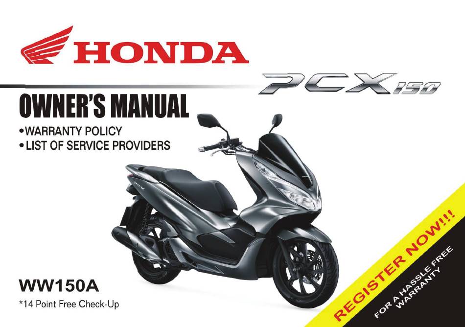 Pcx 150 Maintenance Schedule