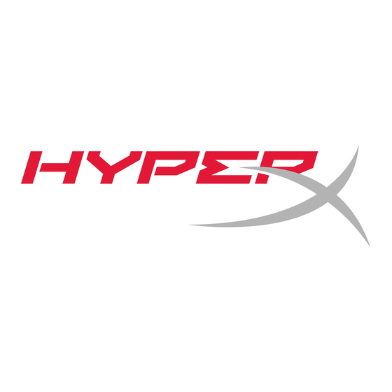 HyperX Cloud Revolver HX-HSCR-BK/AS User Manual