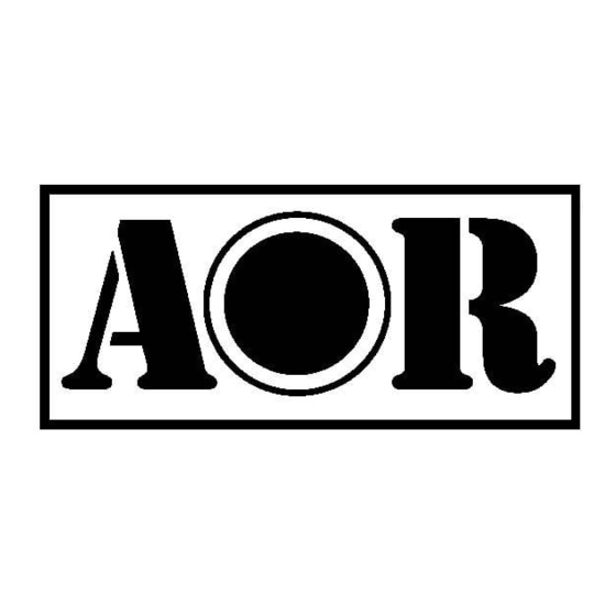 AOR AR2300 Operating Manual