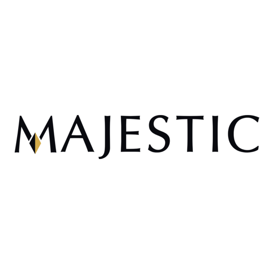 Majestic fireplaces MO18 Installation Instructions Manual