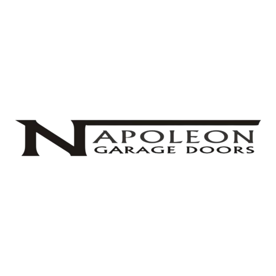 Napoleon GDIZC-N Installation And Operating Instructions Manual