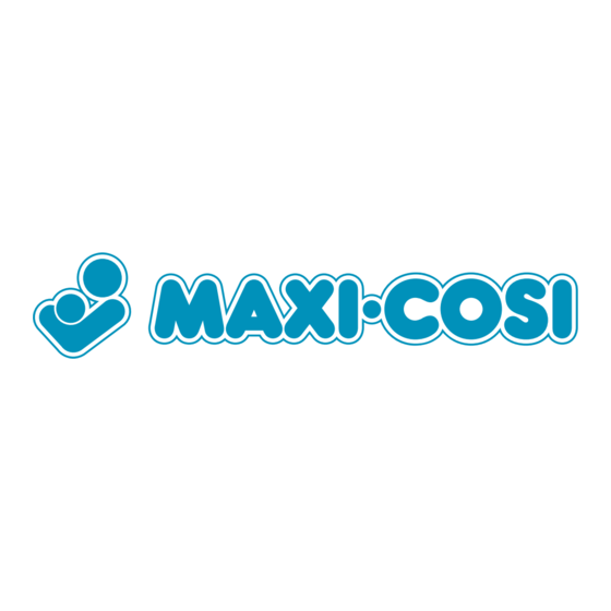 Maxi-Cosi Tobi Instructions For Use & Warranty