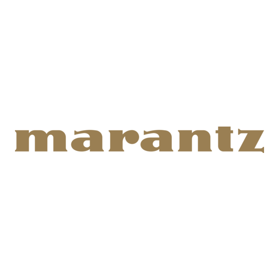 Marantz AV7005 Guía Del Usuario