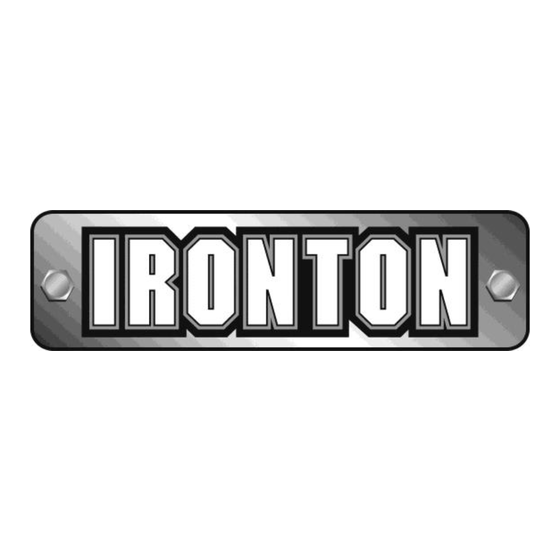 Ironton 41725 Owner's Manual