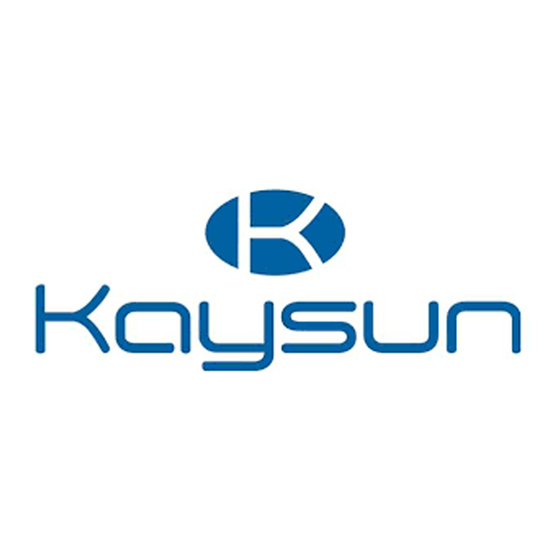 Kaysun Amazon Unitario DN4 Owner's Manual