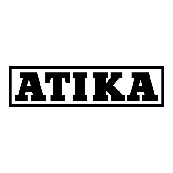 ATIKA FC 40-255 Assembly And Operating  Instruction Sheet Manual