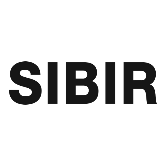 Sibir V 110 GE User Manual