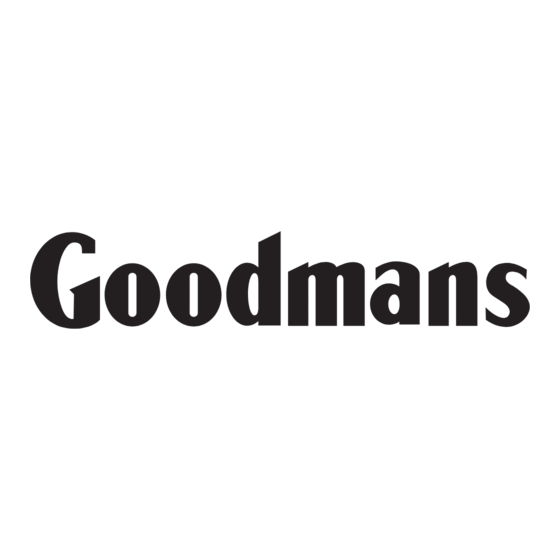 Goodmans GCD820PLLH Series Instruction Manual