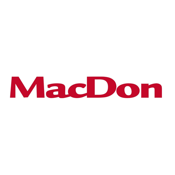 MacDon C Series Operator's Manual