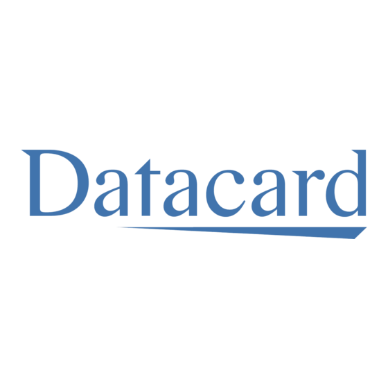 DataCard CD800 Quick Install Manual