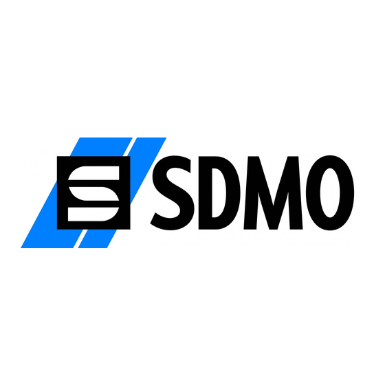 SDMO SH 4000 Generating Set User And Maintenance Manual