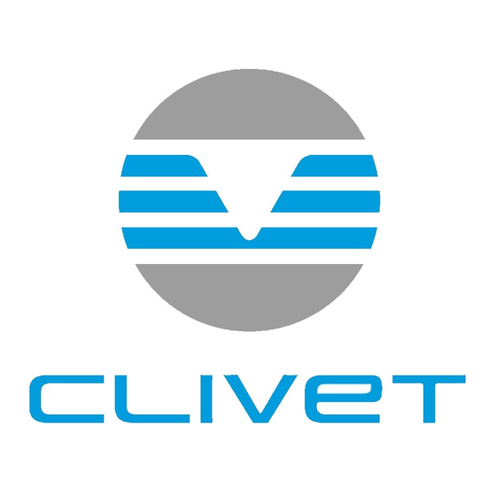 CLIVET MM2-Y Series Manual For Installation, Use And Maintenance