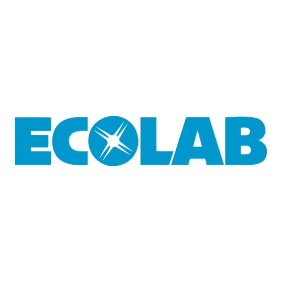 Ecolab VANGUARD WASH MAX Installation And Operation Manual