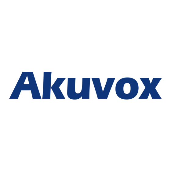 Akuvox C313X Quick Manual