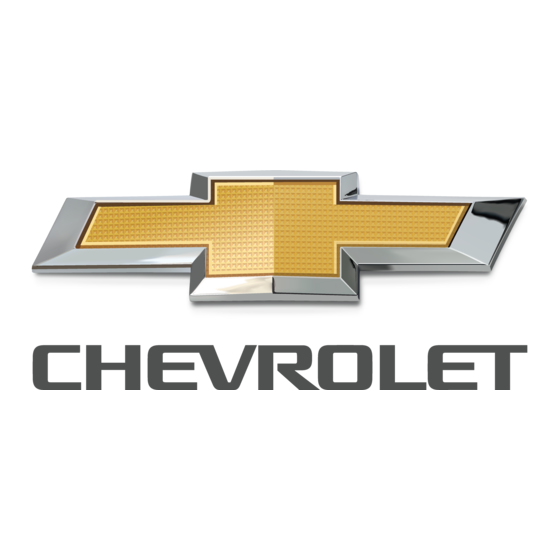 Chevrolet Corvette 2013 Owner's Manual