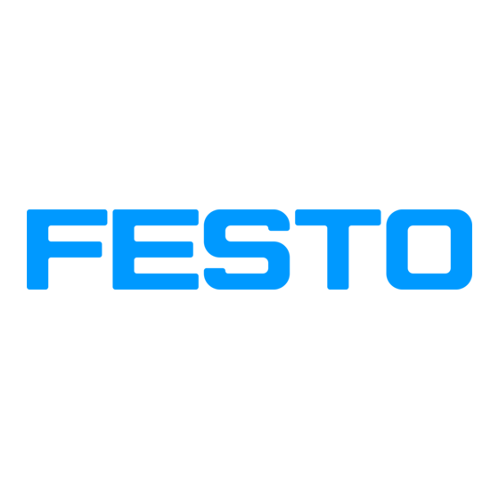 Festo SOOE-RS PNLK-T Series Manual