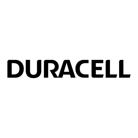 Duracell 750 Instructions