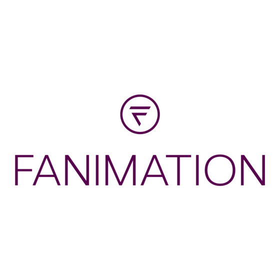 Fanimation Evanesce FP2700BL Specification Sheet
