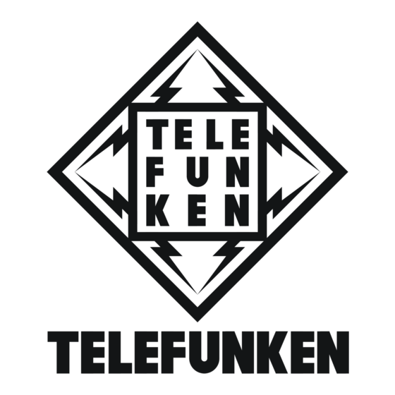 Telefunken TRU-FLAT TTV-29TM Insrtructions For Use And Care