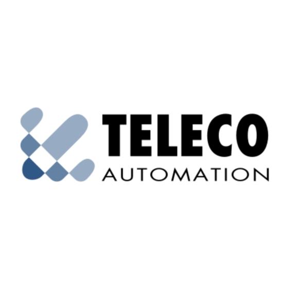 TELECO AUTOMATION TVPRP868A01 Manual