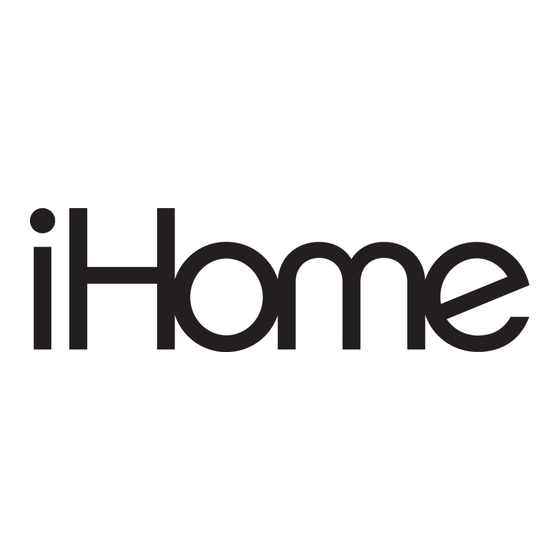 iHome iH52 Specification Sheet