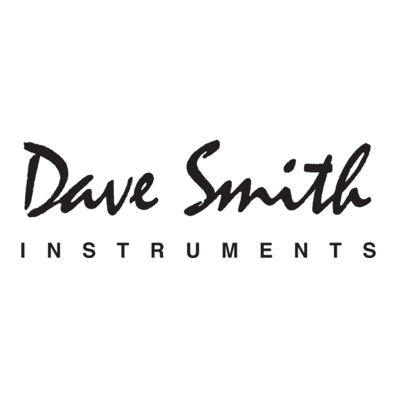 Dave Smith Instruments TETR4 Operation Manual