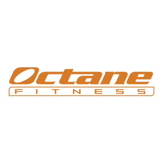 Octane Fitness PRO4700 Assembly And Operation Instructions Manual