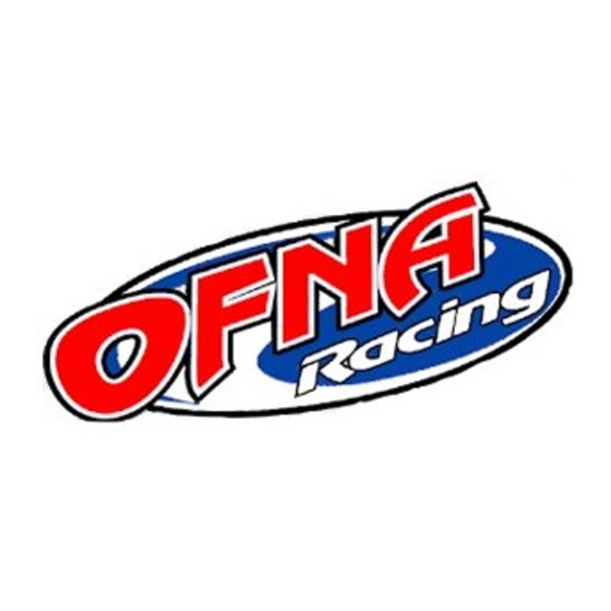 Ofna Racing 1/8 SCALE OFF-ROAD BUGGY Instruction Manual
