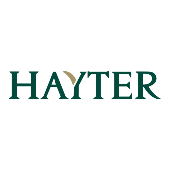 Hayter Hunter 54 Operating Instructions Manual