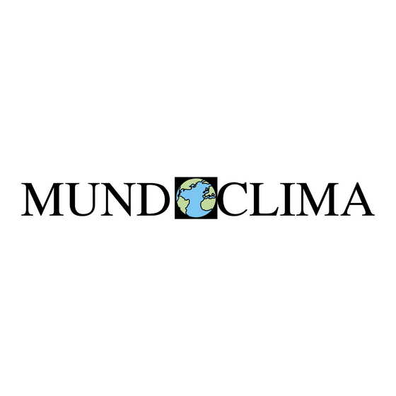 mundoclima CL93600 Installation Manual