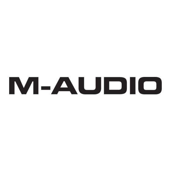 M-Audio TIMEWARP 2600 Quick Start Manual