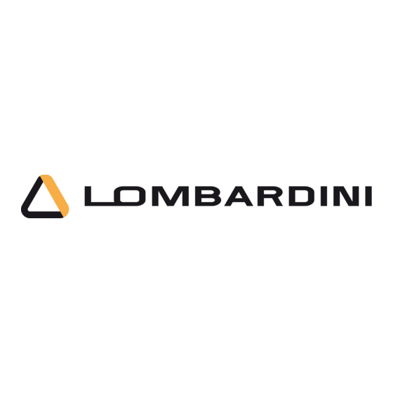 Lombardini LDW 442 CRS Use And Maintenance