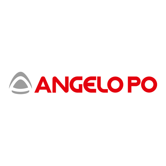 Angelo Po 1G1PE1E Use And Installation  Manual