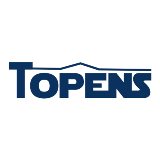 Topens TKP3 Programming And Operating Instruction Manual