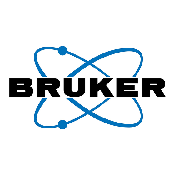 Bruker D8 Series User Manual