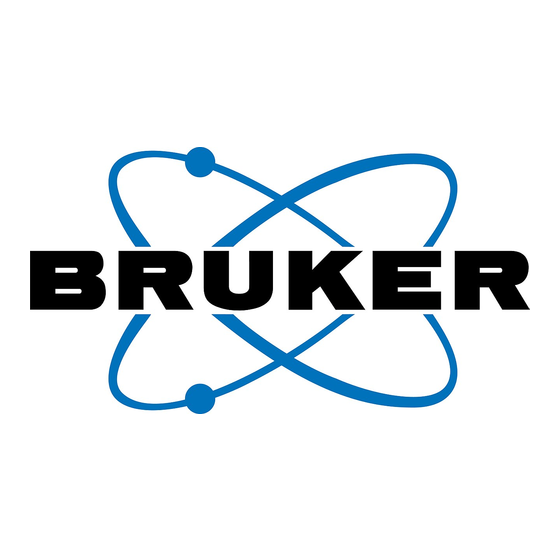 Bruker minispec mq20 User Manual