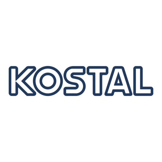 Kostal inveor Operating Manual