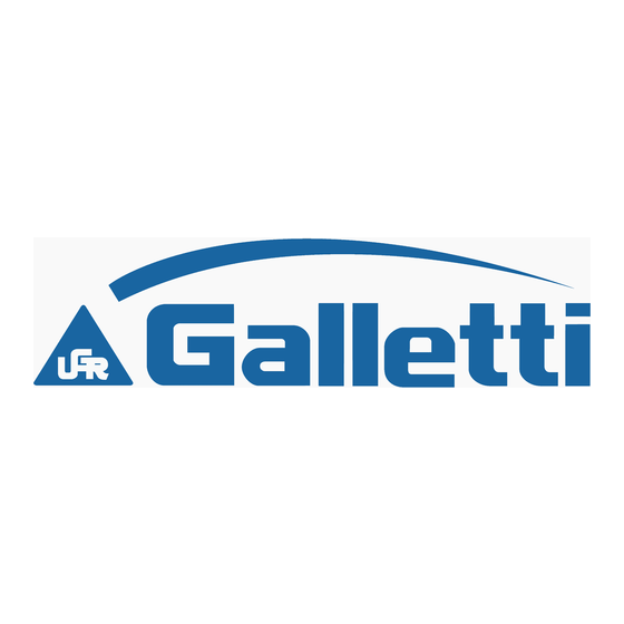 Galletti FLAT CB Manual