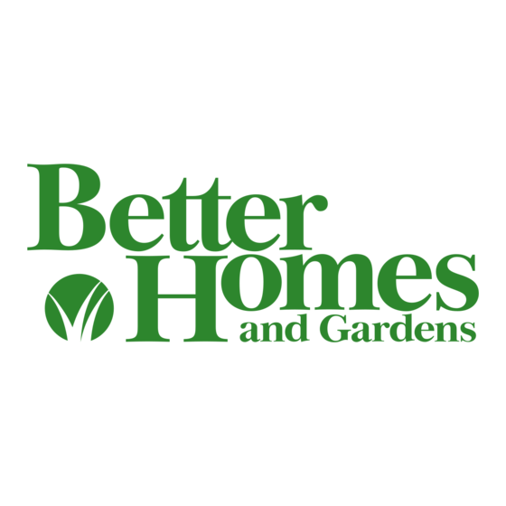 Better Homes and Gardens BH16-084-599-07 Assembly Instructions Manual