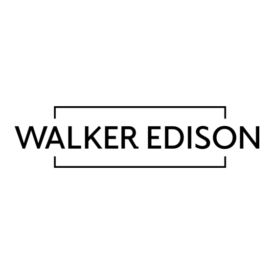 Walker Edison DBH1 Assembly Instructions Manual
