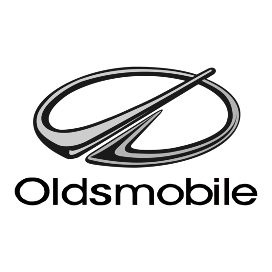 Oldsmobile 1996 Silhouette Owner's Manual